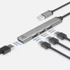 ACT AC6225 USB 2.0 Hub 480 Mbit/s γκρι αλουμίνιο