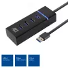 ACT AC6300 USB 3.2 Gen 1 Hub Type-A 5000 Mbit/s μαύρο