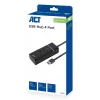 ACT AC6300 USB 3.2 Gen 1 Hub Type-A 5000 Mbit/s μαύρο