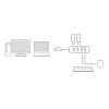ACT AC6300 USB 3.2 Gen 1 Hub Type-A 5000 Mbit/s μαύρο