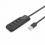 ACT AC6320 Hub διασύνδεσης USB 3.2 Gen 1 (3.1 Gen 1) Type-A 5000 Mbit/s μαύρο