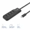 ACT AC6420 Hub διασύνδεσης USB 3.2 Gen 1 (3.1 Gen 1) Type-C 5000 Mbit/s μαύρο