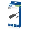 ACT AC6420 Hub διασύνδεσης USB 3.2 Gen 1 (3.1 Gen 1) Type-C 5000 Mbit/s μαύρο