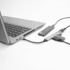 USB Hub ACT AC6425 Type-C 5000 Mbit/s αλουμίνιο γκρι