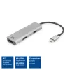 ACT προσαρμογέας USB-C 4K Multiport για 2 οθόνες HDMI, θύρα δεδομένων USB-A