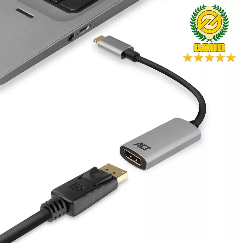 Προσαρμογέας USB-C σε DisplayPort ACT AC7030