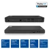 ACT USB-C Docking Station 4K, για 2 ή 3 οθόνες HDMI/DisplayPort, DisplayLink