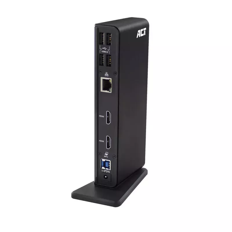 ACT Universal USB-C ή USB-A Docking Station, για 2 οθόνες HDMI, DisplayLink