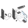 ACT Universal USB-C ή USB-A Docking Station, για 2 οθόνες HDMI, DisplayLink