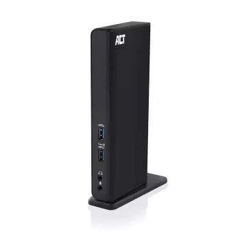 ACT Universal USB-C ή USB-A Docking Station, για 2 οθόνες HDMI, DisplayLink