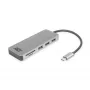 ACT USB-C Hub 3.0, 3x USB-A, αναγνώστης καρτών, PD passthrough