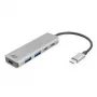 ACT AC7072 USB 3.2 Gen 1 Type-C Hub 5000 Mbit/s μαύρο γκρι