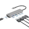 ACT AC7072 USB 3.2 Gen 1 Type-C Hub 5000 Mbit/s μαύρο γκρι