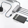ACT AC7072 USB 3.2 Gen 1 Type-C Hub 5000 Mbit/s μαύρο γκρι