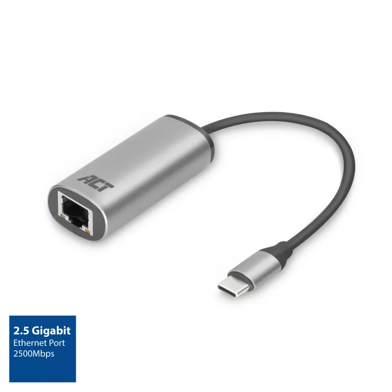 USB Hub ACT AC7081 Type-C 2500 Mbit/s αλουμίνιο
