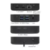 ACT Universal USB-C Docking Station 4K, για 2 οθόνες HDMI/DisplayPort, DisplayLink, συμπαγής σχεδιασμός
