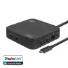 ACT Universal USB-C Docking Station 4K, για 2 οθόνες HDMI/DisplayPort, DisplayLink, συμπαγής σχεδιασμός
