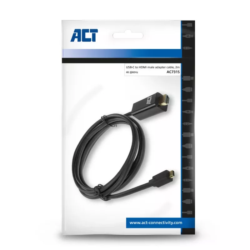 Καλώδιο USB-C σε HDMI ACT AC7315 2 μέτρα