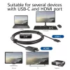 Καλώδιο USB-C σε HDMI ACT AC7315 2 μέτρα