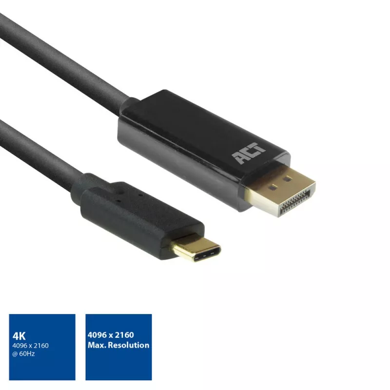 Καλώδιο USB-C σε DisplayPort ACT AC7325 2 μέτρα