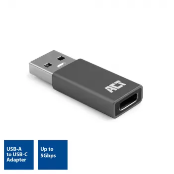 Αντάπτορας USB-A σε USB-C ACT AC7375 γκρι