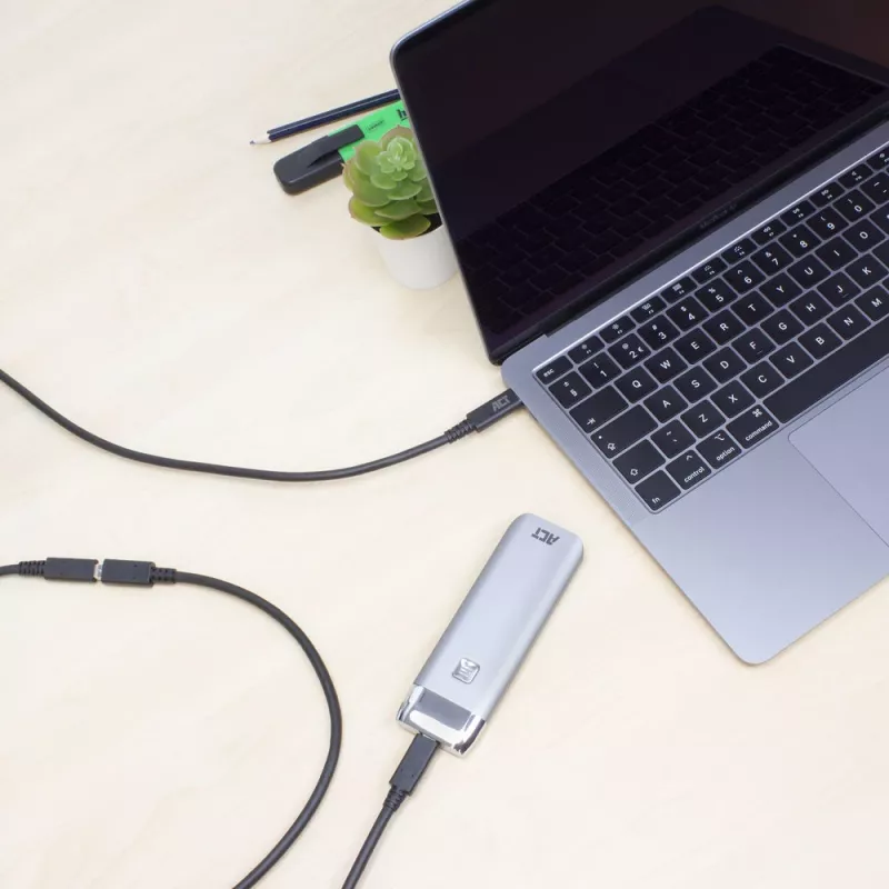 Καλώδιο επέκτασης ACT USB 3.0 USB-C 2 μέτρα 5 Gbit/s μαύρο