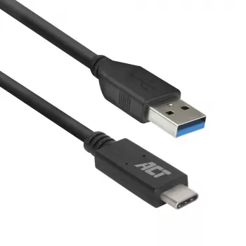 Καλώδιο ACT USB 3.0 USB-A σε USB-C 1 μέτρο 5 Gbit/s μαύρο