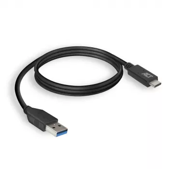 Καλώδιο ACT USB 3.0 USB-A σε USB-C 1 μέτρο 5 Gbit/s μαύρο