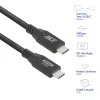 Καλώδιο ACT USB4 20Gbps 240W USB Type-C 0,5m μαύρο