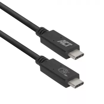 Καλώδιο ACT USB4® 20Gbps, USB-C, USB-IF πιστοποιημένο, 1 μέτρο