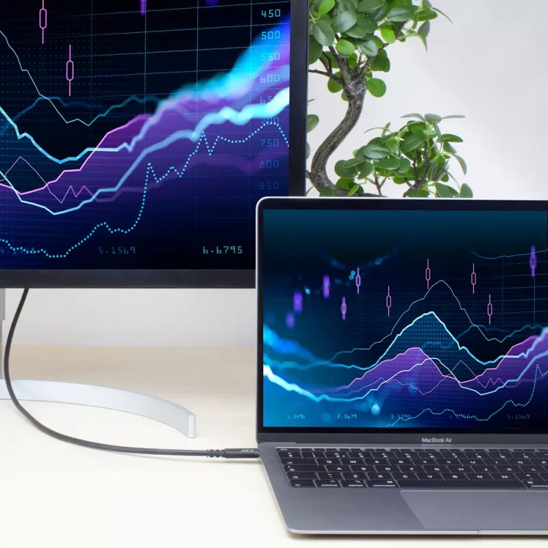 Καλώδιο ACT USB4® 20Gbps, USB-C, USB-IF πιστοποιημένο, 1 μέτρο
