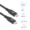 Καλώδιο ACT USB 3.0 10Gbps 60W USB Type-C 0,5 m μαύρο