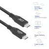 Καλώδιο USB Type-C ACT AC7442 2m 10Gbps 60W μαύρο