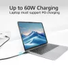 Καλώδιο USB Type-C ACT AC7442 2m 10Gbps 60W μαύρο