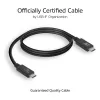 Καλώδιο ACT USB4® 40Gbps 240W USB Type-C®, USB-IF πιστοποιημένο, 0,8 μέτρα