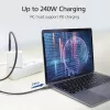 Καλώδιο ACT USB4® 40Gbps 240W USB Type-C®, USB-IF πιστοποιημένο, 0,8 μέτρα