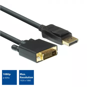 Καλώδιο αντάπτορας DisplayPort σε DVI ACT AC7505 1,8 m