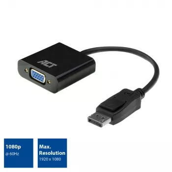 Αντάπτορας DisplayPort σε VGA ACT AC7515