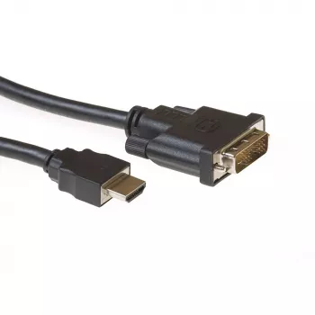 Καλώδιο αντάπτορας ACT 2 μέτρα HDMI σε DVI-D, HDMI-A αρσενικό – DVI-D Single-Link αρσενικό 18+1