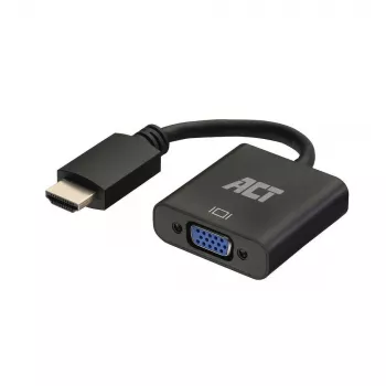 Αντάπτορας ACT 0,15 μέτρα, HDMI-A αρσενικό σε VGA θηλυκή, με ήχο