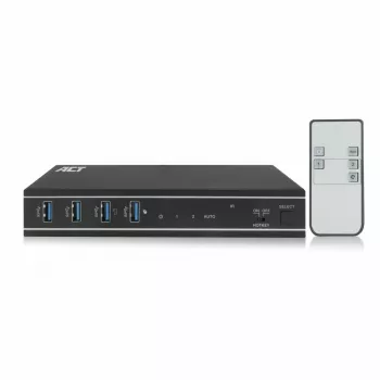 Διακόπτης KVM ACT 2 θυρών HDMI 4K@60Hz, USB 3.2 Gen1 (USB 3.0)