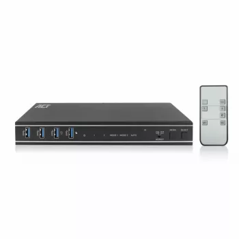 Διακόπτης KVM ACT 2 θυρών Dual HDMI 4K@60Hz, USB 3.2 Gen1 (USB 3.0)