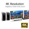 Διακόπτης KVM ACT 2 θυρών Dual HDMI 4K@60Hz, USB 3.2 Gen1 (USB 3.0)