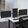 ACT AC8303 Βάση γραφείου για τρεις οθόνες, έως 27 ίντσες, σφιγκτήρας / διαπερατή στερέωση, μαύρη