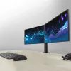 Βραχίονας οθόνης ACT διπλής οθόνης Office Solid Pro – σφιγκτήρας/διάτρηση – 12 kg – 10–32 ίντσες