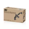 ACT AC8342 βραχίονας για δύο οθόνες Office Premium, με αέριο ελατήριο, 2 οθόνες
