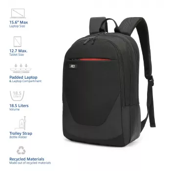 Σακίδιο ACT Suburb για laptop έως 15,6 inch από ανακυκλωμένο πλαστικό