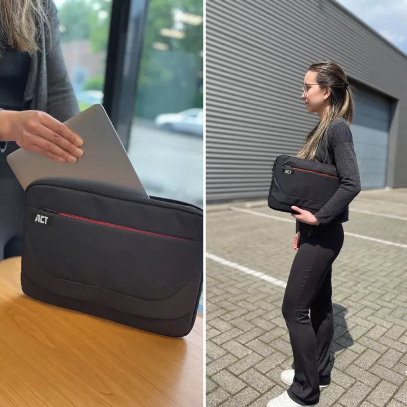 Θήκη sleeve ACT Suburb θήκη laptop 13,3 inch από ανακυκλωμένα πλαστικά μπουκάλια