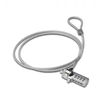 Κλειδαριά laptop ACT AC9015 κλειδαριά συνδυασμού ασημί