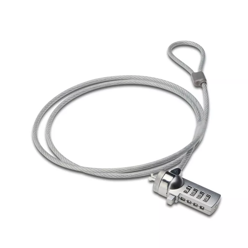 Κλειδαριά laptop ACT AC9015 κλειδαριά συνδυασμού ασημί